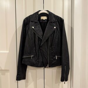 Michael Kors Black Leather Jacket